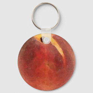 Peach Watercolor - Key Chain