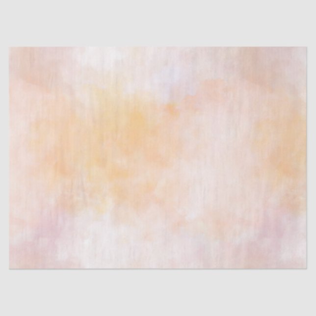 Peach Watercolor Tissue Paper (Front)