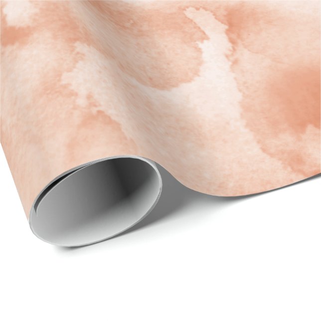Peach Watercolor        Wrapping Paper (Roll Corner)