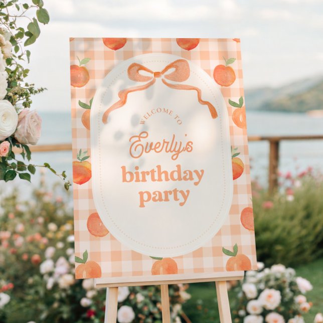 Peach Welcome Sign  (Creator Uploaded)