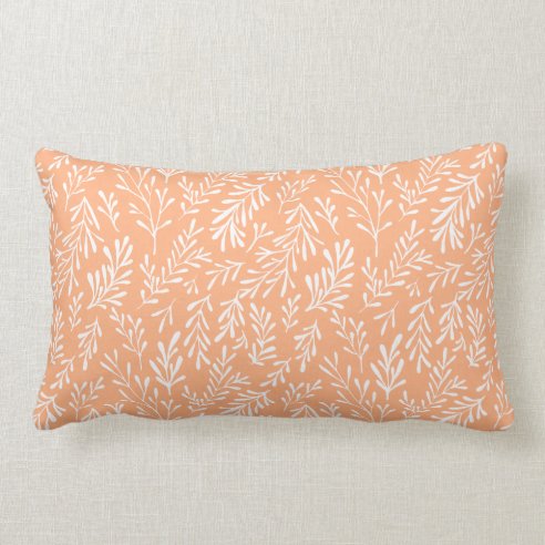 cute peach pillow