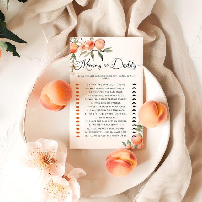 Peach Who Said It Mommy or Daddy game (Creator Uploaded)