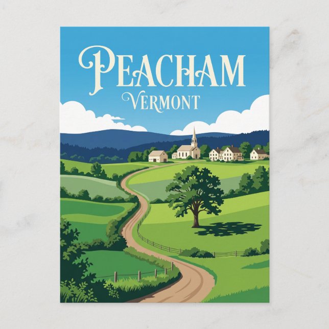 Peacham USA Postcard (Front)