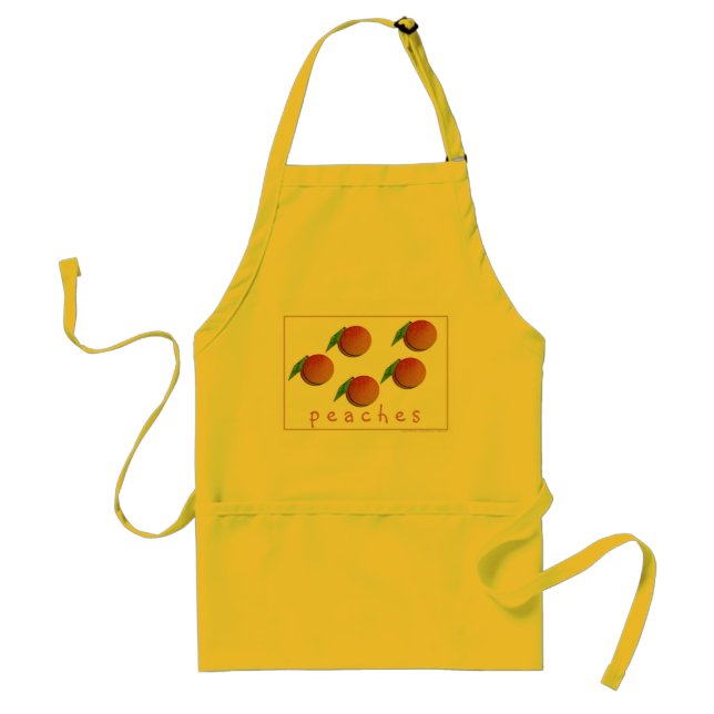 Peaches Adult Apron (Front)