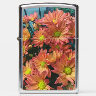 Peaches and Cream Daisies Zippo Lighter