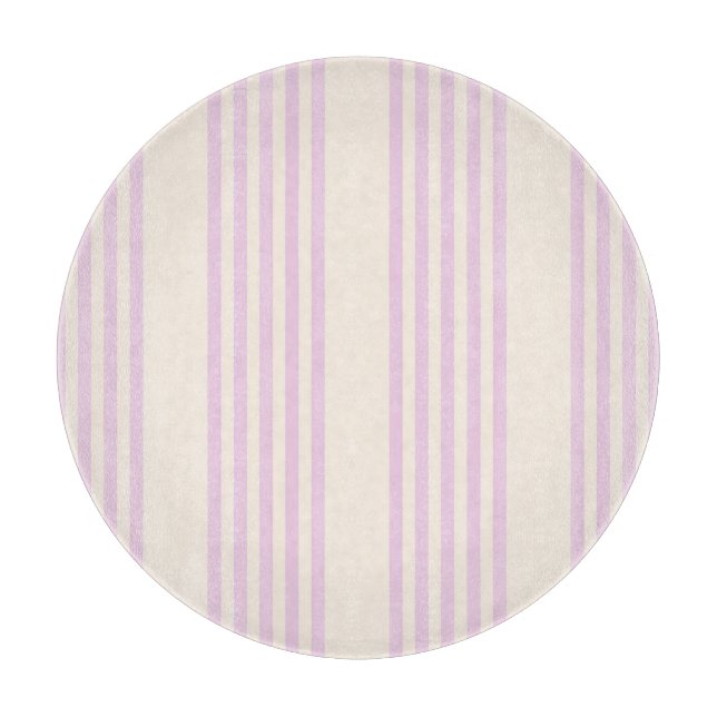 Peaches and cream five stripes pattern cutting board (Front)