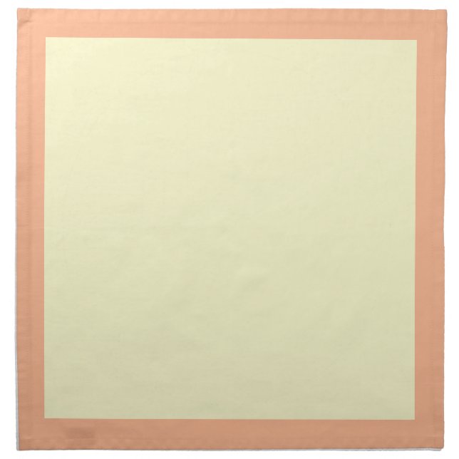 Peaches and Cream Napkins (Front)