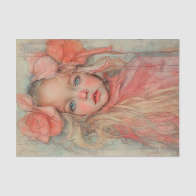 Peaches and Creme Beauty2 Tissue Paper (Front)