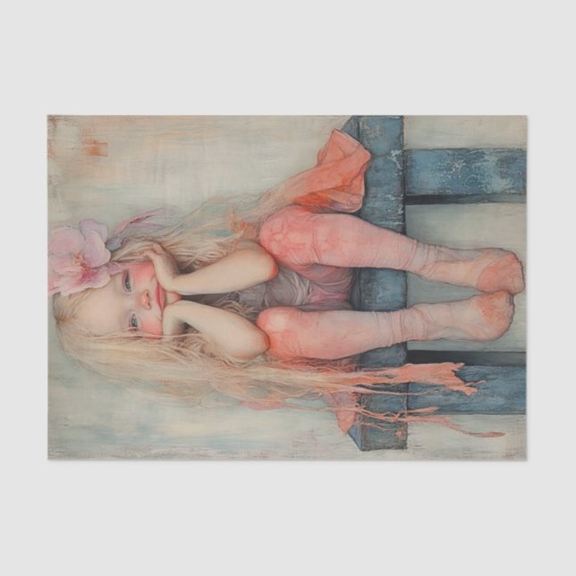 Peaches and Creme Beauty8 Tissue Paper (Front)