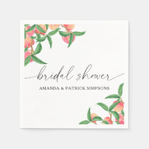 Peaches - Bridal shower Napkins