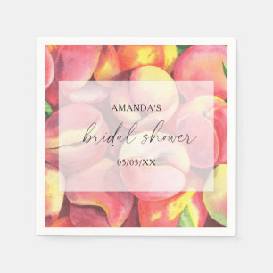 Peaches - Bridal shower Napkins