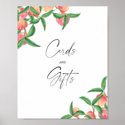 Peaches _ Cards and Gifts Poster
