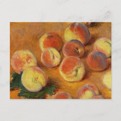 Peaches _ Claude Monet Postcard