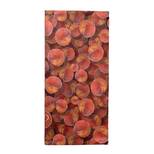 Peaches Cloth Napkin (Half Fold)