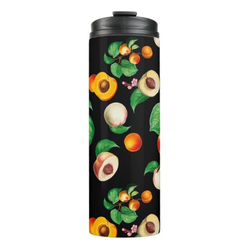 Peaches design thermal tumbler