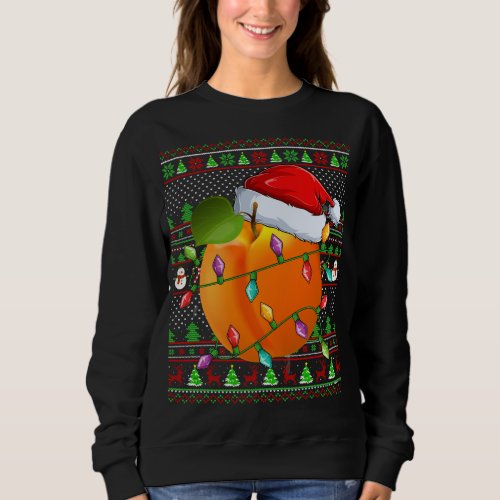 Peaches Fruit Lover Family Matching Ugly Peaches C Sweatshirt