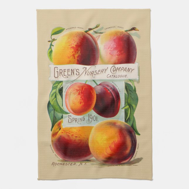 Peaches Kitchen Towel (Vertical)