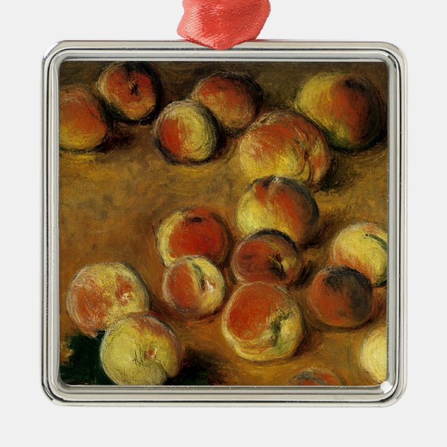 Peaches Metal Ornament (Front)