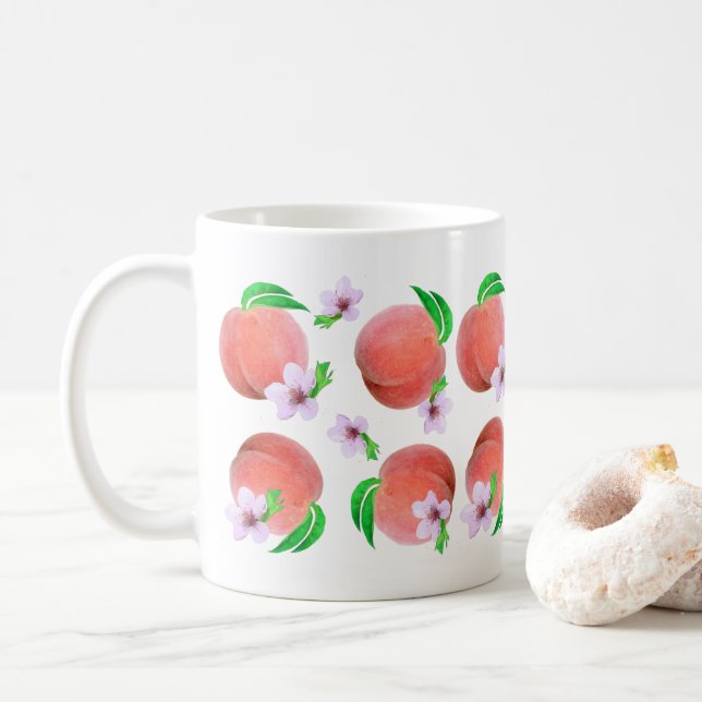 Peaches Mug (With Donut)