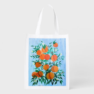 Peaches N' Cream Grocery Bag