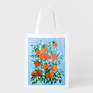 Peaches N' Cream Grocery Bag