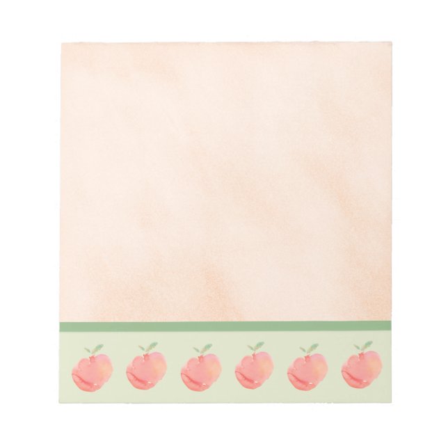 Peaches Notepad (Front)