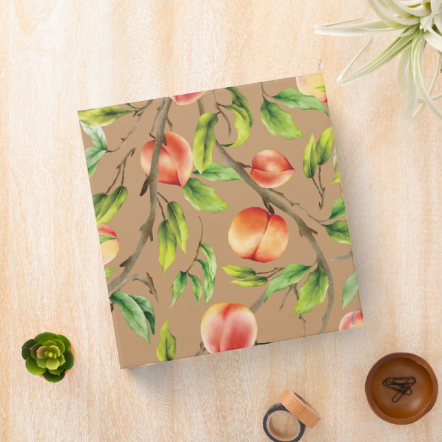 Peaches on the tree 3 ring binder (In Situ)