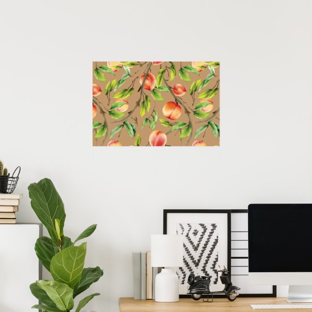 Peaches on the tree poster (Home Office)