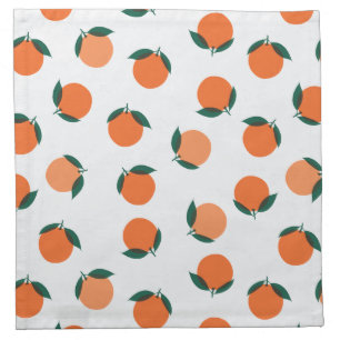 Peaches & Oranges Cloth Napkin