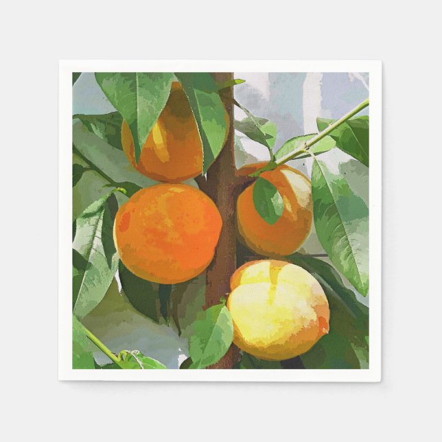 PEACHES PAPER NAPKINS (Front)
