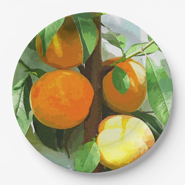 PEACHES PAPER PLATES (Front)