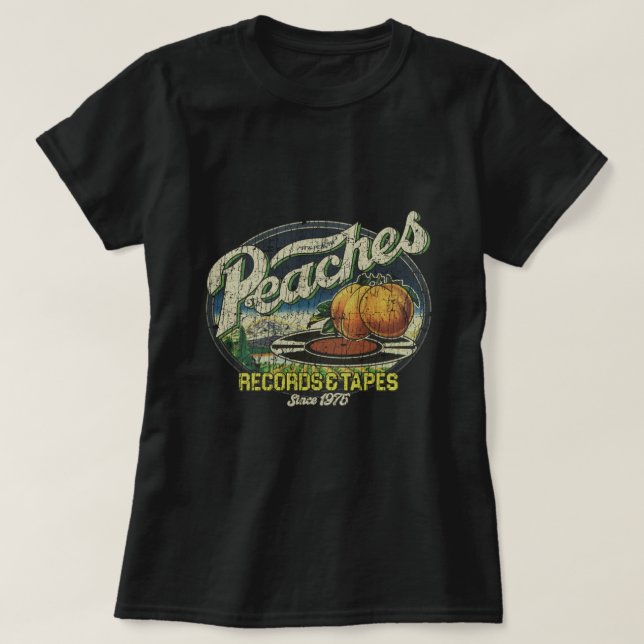 Peaches Records &amp; Tapes 1975 T-Shirt (Design Front)