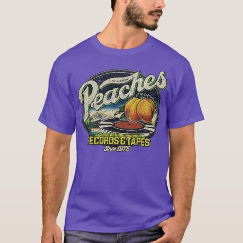 Peaches Records Tapes 1975 Pin T_Shirt