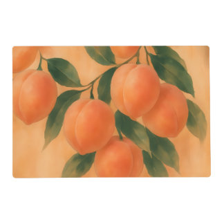 Peaches Strawberries Placemat