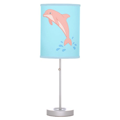 Peaches the Pink Dolphin Table Lamp