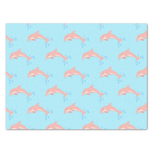 Peaches the Pink Dolphin Tissue Paper