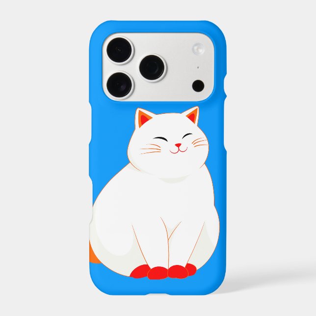 Peaches, the Smiling Cat Case-Mate iPhone Case (Back)