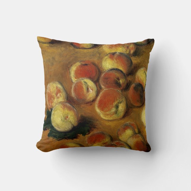 Peaches Throw Pillow (Front)
