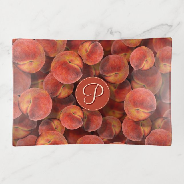 Peaches Trinket Tray (Front)