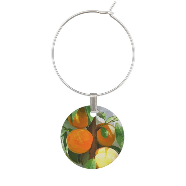 PEACHES WINE CHARM (Front)
