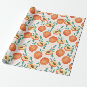 Peaches Wrapping Paper