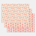 Peaches Wrapping Paper Sheets at Zazzle