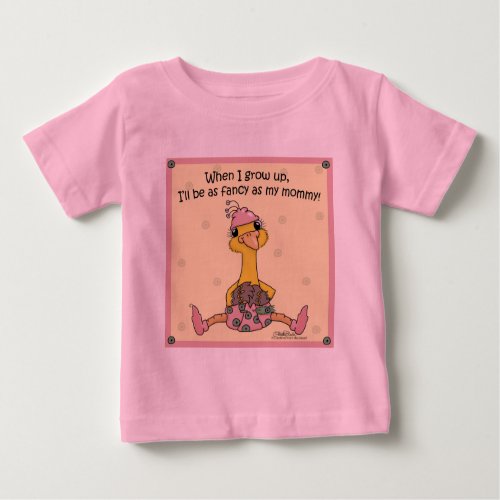 Peachick Fancy like Mommy Baby T_Shirt