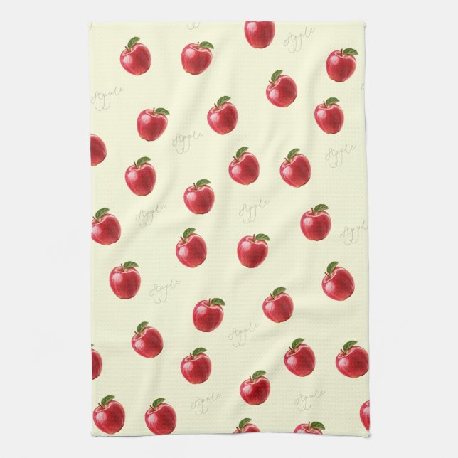 Peachify Apples Kitchen Towel (Vertical)