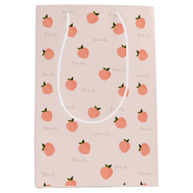 Peachify Peach  Medium Gift Bag (Front)