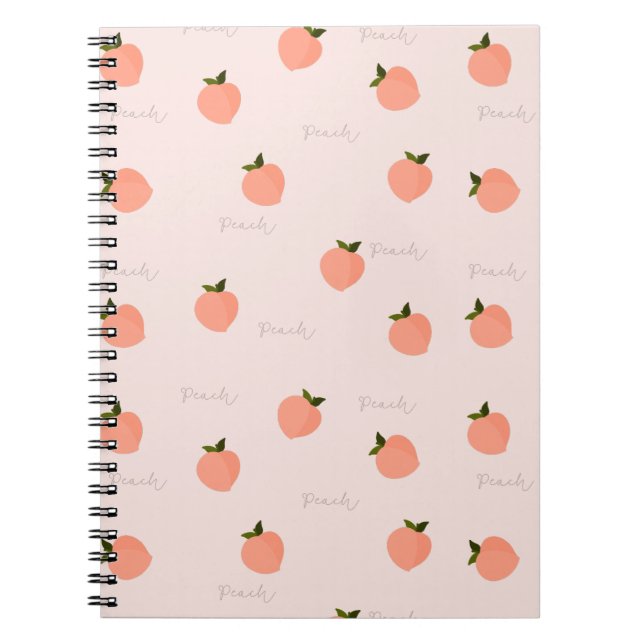 Peachify Peach  Notebook (Front)