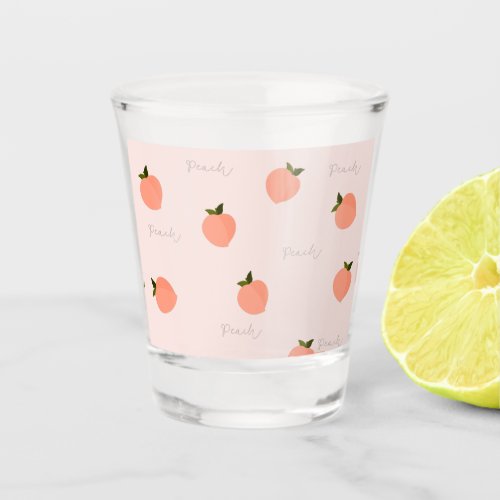 Peachify Peach Shot Glass