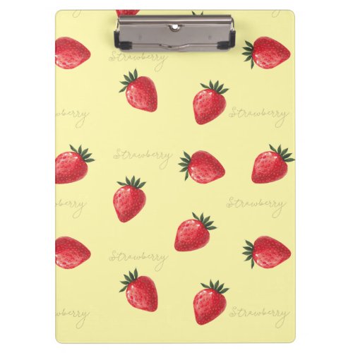 Peachify Strawberry Clipboard