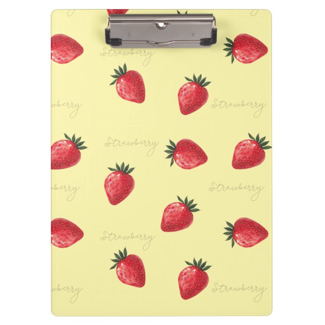 Peachify Strawberry Clipboard (Front)