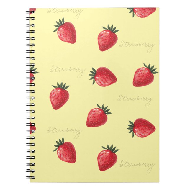Peachify Strawberry Notebook (Front)